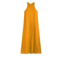 Vestido naranja Ecoalf mujer | Ligero, fluido y con carácter