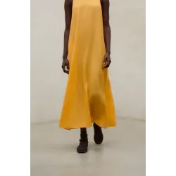 Vestido naranja Ecoalf mujer | Ligero, fluido y con carácter