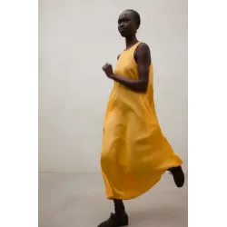 Vestido naranja Ecoalf mujer | Ligero, fluido y con carácter