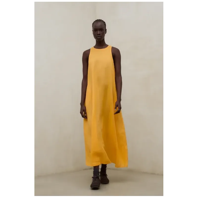 Vestido naranja Ecoalf mujer | Ligero, fluido y con carácter