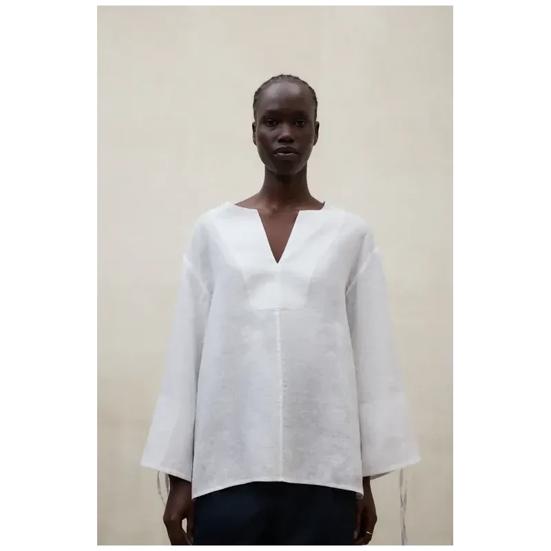 Camisa lino blanca Ecoalf | Ligera, natural y con estilo