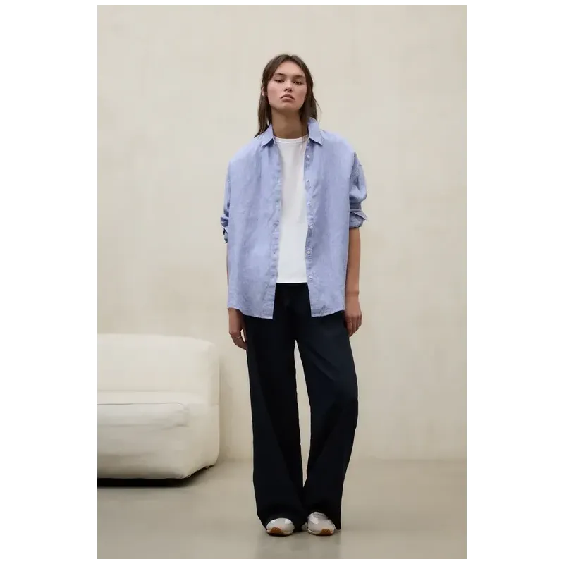 Camisa rayas azul Ecoalf | Ligera, versátil y natural