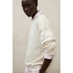 Sudadera beige Ecoalf mujer | Confort y estilo sencillo