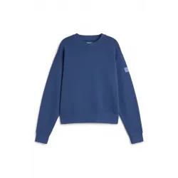 Sudadera azul Ecoalf mujer | Básico cómodo y versátil