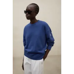 Sudadera azul Ecoalf mujer | Básico cómodo y versátil