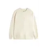 Sudadera Ecoalf beige mujer | Relieve trasero y corte cómodo