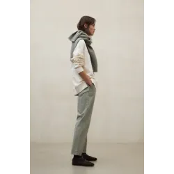 Sudadera Ecoalf beige mujer | Relieve trasero y corte cómodo