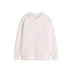 Sudadera Ecoalf rosa mujer con relieve trasero | Diseño limpio