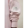 Sudadera Ecoalf rosa mujer con relieve trasero | Diseño limpio