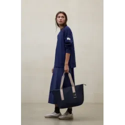 Sudadera azul Ecoalf mujer con mensaje | Compra online