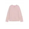 Sudadera rosa Ecoalf mujer con costura central | Diseño actual