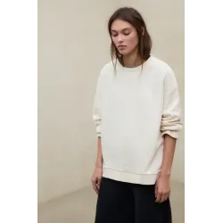 Sudadera Ecoalf mujer color claro | Cómoda y fácil de combinar