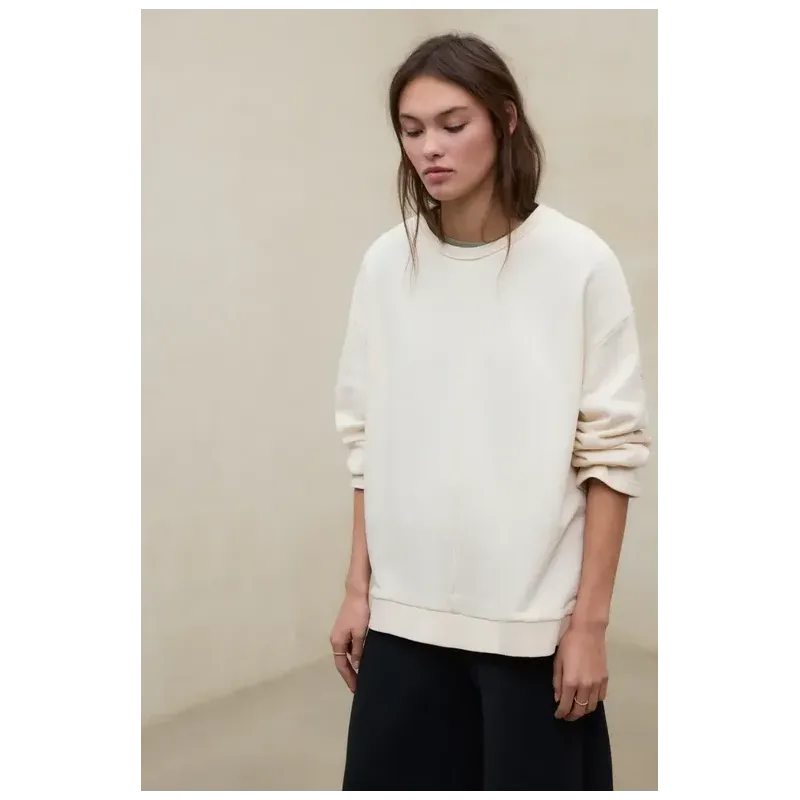 Sudadera Ecoalf mujer color claro | Cómoda y fácil de combinar