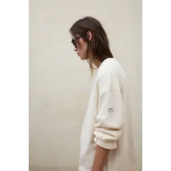 Sudadera Ecoalf mujer color claro | Cómoda y fácil de combinar