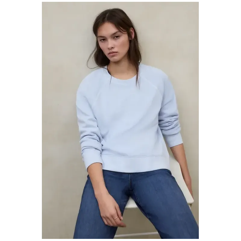 Sudadera Ecoalf azul claro mujer | Diseño limpio actual