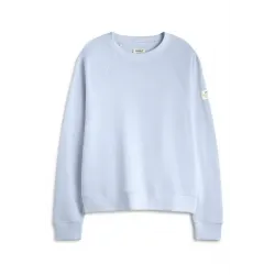 Sudadera Ecoalf azul claro mujer | Diseño limpio actual