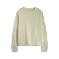 Sudadera Ecoalf verde suave mujer | Estética natural