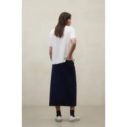 Polo blanco Ecoalf mujer | Camiseta cuello abierto cómoda