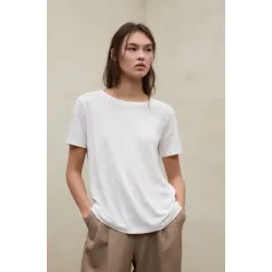 Ecoalf camiseta blanca mujer suave | Básico fácil de llevar