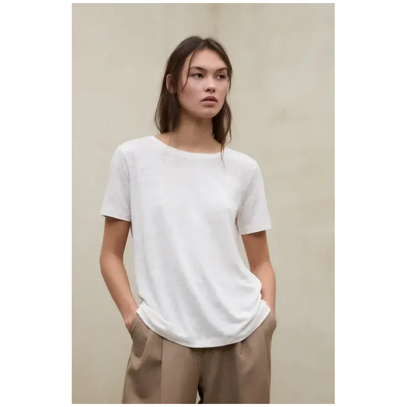 Ecoalf camiseta blanca mujer suave | Básico fácil de llevar