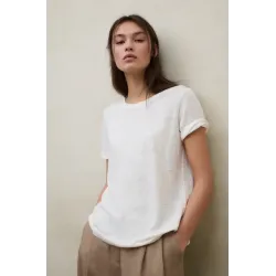 Ecoalf camiseta blanca mujer suave | Básico fácil de llevar