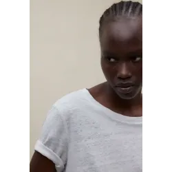 Camiseta gris Ecoalf mujer | Textura ligera y estilo relajado