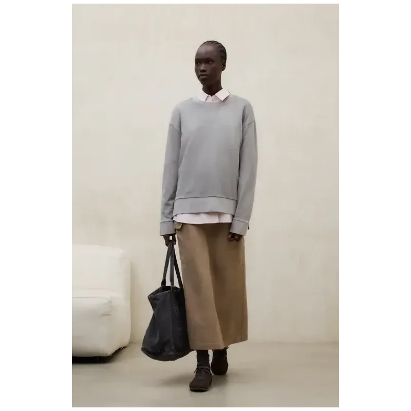 Sudadera gris Ecoalf mujer | Esencia Eolo