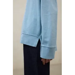 Sudadera azul claro Ecoalf mujer | Compra fácil