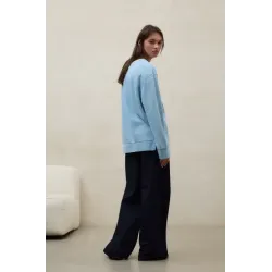 Sudadera azul claro Ecoalf mujer | Compra fácil