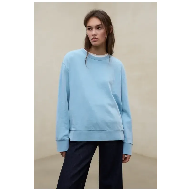 Sudadera azul claro Ecoalf mujer | Compra fácil