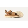 Sandalias UGG camel mujer en ante con velcro y suela resistente