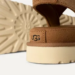 Sandalias UGG camel mujer en ante con velcro y suela resistente