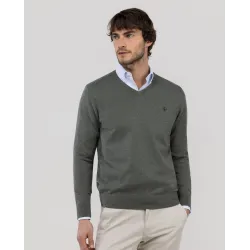 Jersey pico verde El Ganso hombre | Clásico imprescindible
