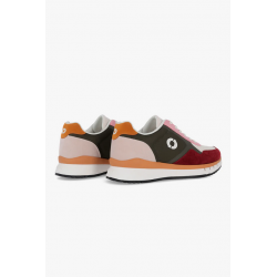 ZAPATILLAS CERVINO granate/verde