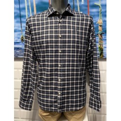 CAMISA CUADROS MARINO/VERDE/BLANCO EOLO
