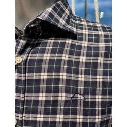 CAMISA CUADROS MARINO/VERDE/BLANCO EOLO