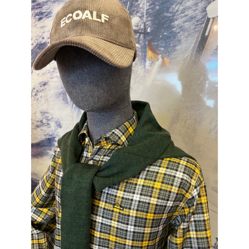 Camisa cuadros verde/amarillo EOLO