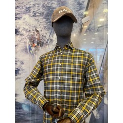 Camisa cuadros verde/amarillo EOLO