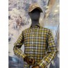 Camisa cuadros verde/amarillo EOLO