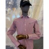 Camisa cuadros marino rojo EOLO