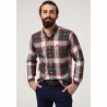 CAMISA CUADROS granate ALTONADOCK