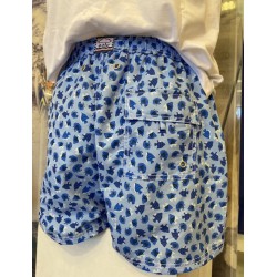 Bañador Hombre Estampado Marino Azul | Eolo Swimwear