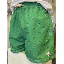 Bañador Verde Hombre con Cangrejos al Tono | Estilo y Comodidad Eolo